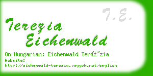 terezia eichenwald business card
